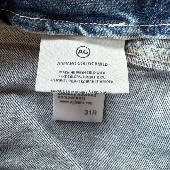 NWT AG Jeans The Aven Darted Straight Leg Jeans in Highgate Wash Size 31 - Picture 14 of 16